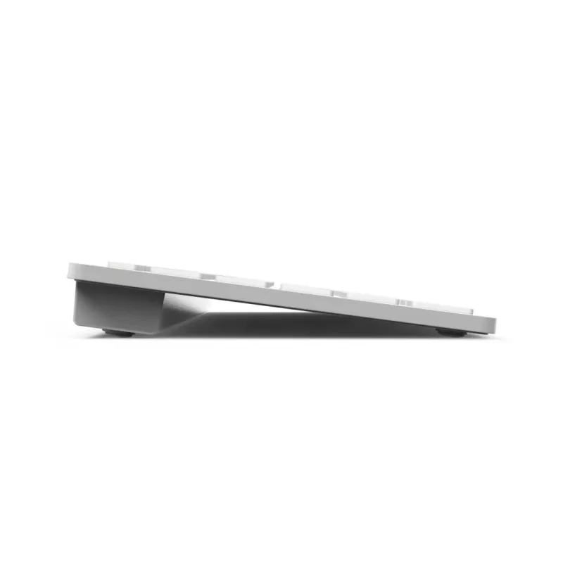 Hama Travel 400 QWERTZ German Bluetooth Grau, Weiß