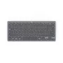 Hama Travel 400 QWERTZ German Bluetooth Schwarz, Dark Grau