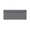 Hama Travel 400 QWERTZ German Bluetooth Schwarz, Dark Grau