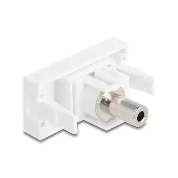 Buchsenleiste DeLOCK 90848 2 x 3,5 mm Stecker Weiß