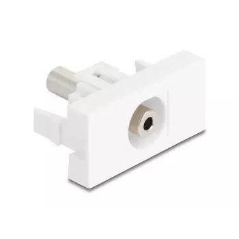 Buchsenleiste DeLOCK 90848 2 x 3,5 mm Stecker Weiß