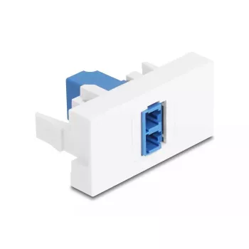 Glasfaseradapter DeLOCK 90847 LC Single-mode 1 Stk. Blau Weiß