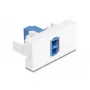 Glasfaseradapter DeLOCK 90847 LC Single-mode 1 Stk. Blau Weiß