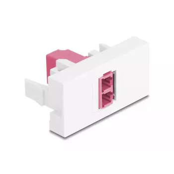 Glasfaseradapter DeLOCK 90846 LC Multi-mode 1 Stück Violett Weiß