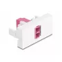 Glasfaseradapter DeLOCK 90846 LC Multi-mode 1 Stück Violett Weiß