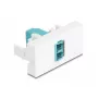 Glasfaser-Adapter DeLOCK 90845 LC Multimode 1 Stück Aqua-Farbe Weiß