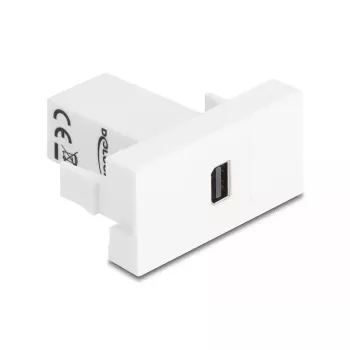 DeLOCK 90842 Mini DisplayPort Buchse Stecker Weiß Stecker auf Stecker