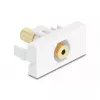 Steckdosen-Einsatz DeLOCK 90841 2 x 3,5 mm Stecker Stecker Weiß