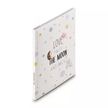 Baby-Tagebuch Hama To The Moon Multicolour 220x290 mm
