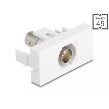 DeLOCK Keystone-Modul 90855 BNC BNC Weiß 22,5 mm 45 mm 33 mm