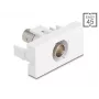 DeLOCK Keystone-Modul 90855 BNC BNC Weiß 22,5 mm 45 mm 33 mm