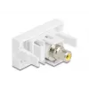 DeLOCK 90856 Keystone-Modul RCA Weiß 22,5 mm x 45 mm x 33 mm
