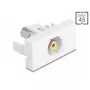 DeLOCK 90856 Keystone-Modul RCA Weiß 22,5 mm x 45 mm x 33 mm