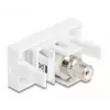 DeLOCK Keystone-Modul 90858 Flach Weiß Cinch-Anschluss 1