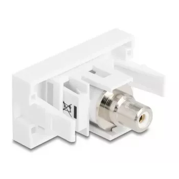 DeLOCK Keystone-Modul 90858 Flach Weiß Cinch-Anschluss 1