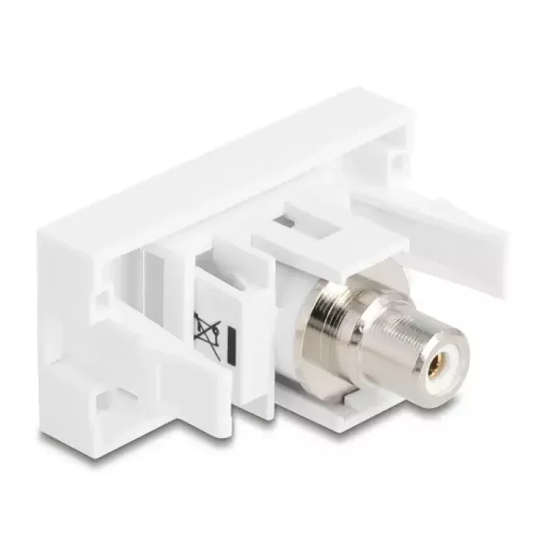 DeLOCK Keystone-Modul 90858 Flach Weiß Cinch-Anschluss 1