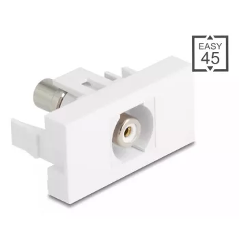 DeLOCK Keystone-Modul 90858 Flach Weiß Cinch-Anschluss 1