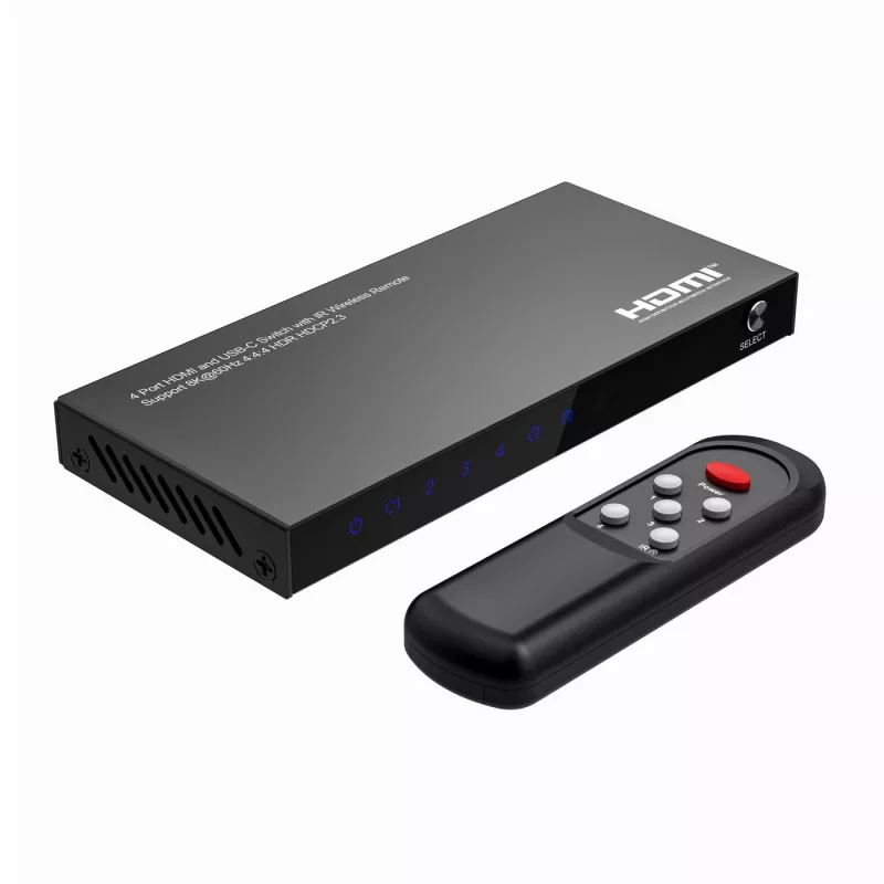 HDMI-Switch MicroConnect MC-USBCHDMISWITCH0401-8K 8K-Auflösung