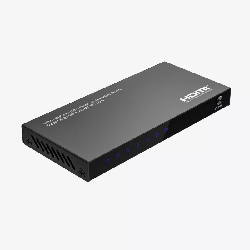 HDMI-Switch MicroConnect MC-USBCHDMISWITCH0401-8K 8K-Auflösung
