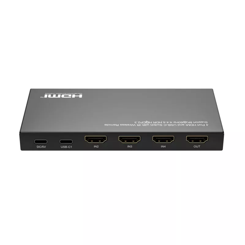 HDMI-Switch MicroConnect MC-USBCHDMISWITCH0401-8K 8K-Auflösung