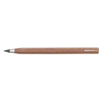 Mechanischer Druckbleistift TROIKA CONSTRUCTION ENDLESS WALNUT HB Braun Metall Holz