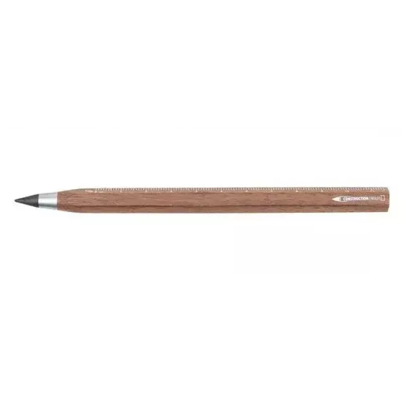Mechanischer Druckbleistift TROIKA CONSTRUCTION ENDLESS WALNUT HB Braun Metall Holz