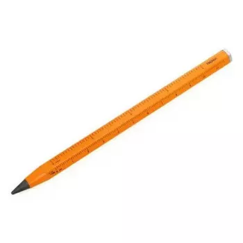 Mechanischer Druckbleistift TROIKA CONSTRUCTION ENDLESS HB Orange Aluminium