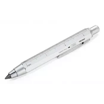 Druckbleistift TROIKA ZIMMERMANN 5,6 mm HB Silber Messing