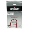Intellinet Netzwerk-Patchkabel, Cat5e, 0,5 m, Rot, CCA, U/UTP, PVC, RJ45, vergoldete Kontakte, rastnasenschutz, Knickschutz, lebenslange Garantie