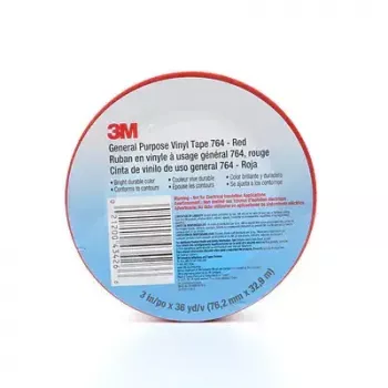 3M 764R5033 Klebeband Geeignet für den Innenbereich 33 m Polyvinylchlorid (PVC) Rot