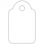 APLI 07009 nicht haftende Etiketten 200 Stück Weiß Rechteck 1,5x2,4 cm