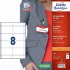 Nicht haftendes Etikett AVERY 4822 Transparent Weiß Rechteckig 32 Stk.