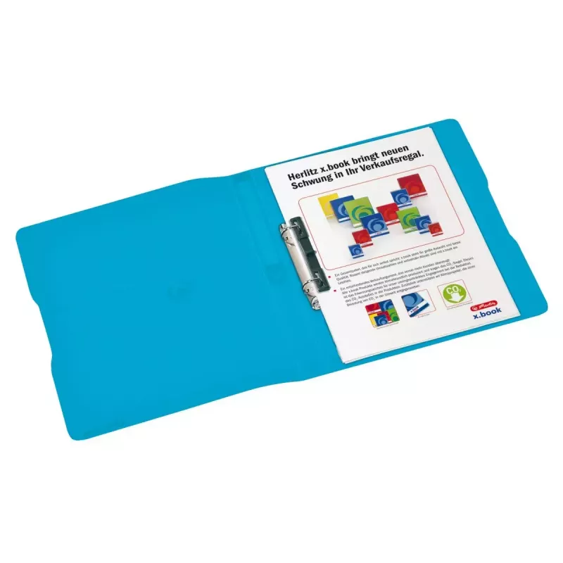 Ringbuch Herlitz 11205721 Blau Transparent