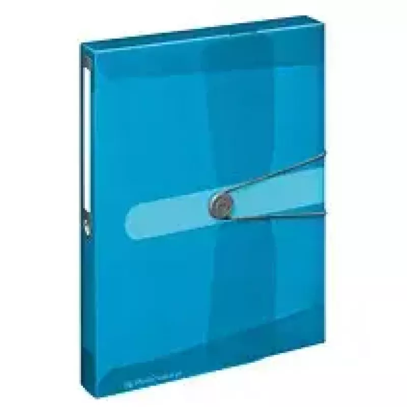 Folder Herlitz Polypropylen (PP) Blau Transparent A4 11206141