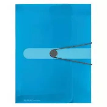 Folder Herlitz Polypropylen (PP) Blau Transparent A4 11206141