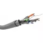 Netzwerkkabel Goobay CAT 6 S/FTP PiMF Grau 305 m