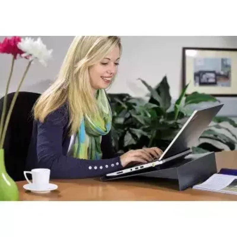 Hama 00053073 Laptop-Ständer Schwarz 46,7 cm (18,4 Zoll)