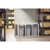 Mülleimer Hailo ProfiLine Öko XL Rechteckig Kunststoff Grau