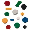 Kühlschrankmagnet Franken HMS36 12 Grau 10 Stück