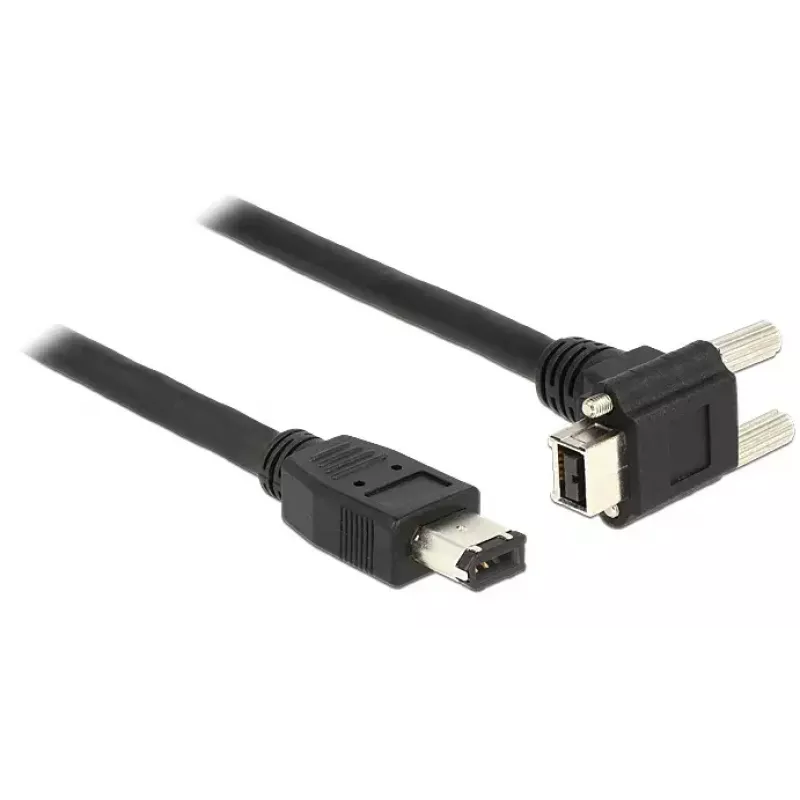 FireWire-Kabel DeLOCK 83589 2 m 6-pol. 9-pol. Schwarz