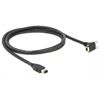 FireWire-Kabel DeLOCK 83589 2 m 6-pol. 9-pol. Schwarz
