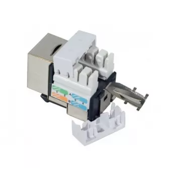 Keystone-Modul Tecline 272850 flach Schwarz RJ-45