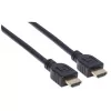 Manhattan HDMI 4K@60Hz Kabel mit Ethernet - CL3-zertifiziert, 3 m, geeignet für die In-Wall-Installation, für ALLE 4K- und 1080p/HD-Anwendungen – zum sofortigen Upgrade oder um bereit zu sein, wenn Sie es brauchen, Stecker-Stecker, Schwarz, Ultra HD 4k x 2k, lebenslange Garantie, Premium High Speed