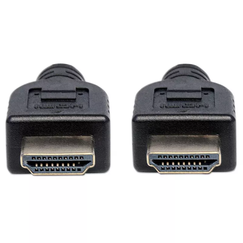 Manhattan HDMI 4K@60Hz Kabel mit Ethernet - CL3-zertifiziert, 3 m, geeignet für die In-Wall-Installation, für ALLE 4K- und 1080p/HD-Anwendungen – zum sofortigen Upgrade oder um bereit zu sein, wenn Sie es brauchen, Stecker-Stecker, Schwarz, Ultra HD 4k x 2k, lebenslange Garantie, Premium High Speed