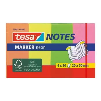 Haftnotizpapier TESA 56691 Rechteckig Mehrfarbig