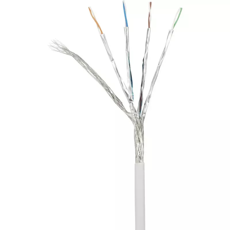 Netzwerkkabel Renkforce RF-4145292 10m Cat6a S/FTP Weiß