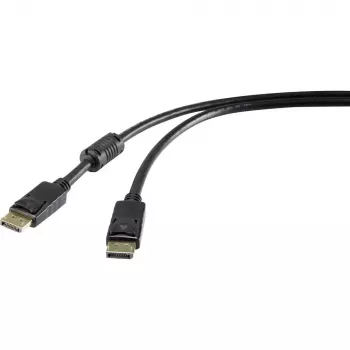 DisplayPort-Kabel Renkforce RF-4212204 3 m Schwarz