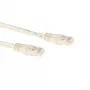 ACT Elfenbein 10 Meter U/UTP CAT6A Patchkabel mit RJ45-Steckern