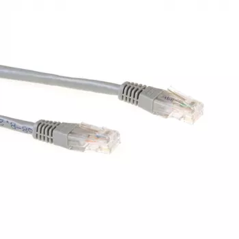 ACT Grau 1 Meter U/UTP CAT6A Patchkabel mit RJ45-Steckern