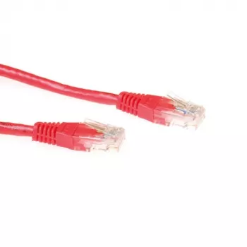ACT Rot 15 Meter U/UTP CAT6A Patchkabel mit RJ45-Steckern